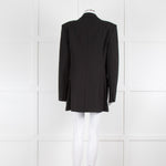 Rag & Bone Black Tailored Double Breasted Stretch Longline Jacket