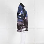 McQ Blue Floral Shell Jacket