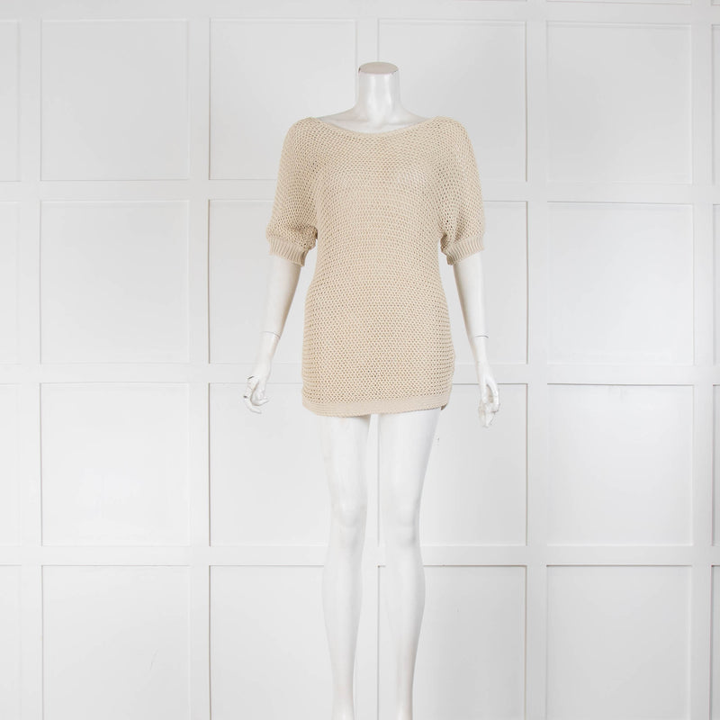 Weekend Max Mara Loose Knit Short Sleeve Jumper