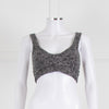 Varley Lets Move Kellam Sports Bra in Grey Animal Print