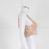 Varley Lets Move Kellam Sports Bra in Tan Animal Print