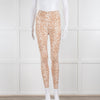 Varley Lets Go Sports Leggings in Tan Animal Print