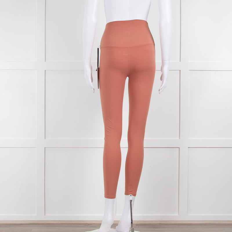 Varley Always Super High Leggings in Terracotta