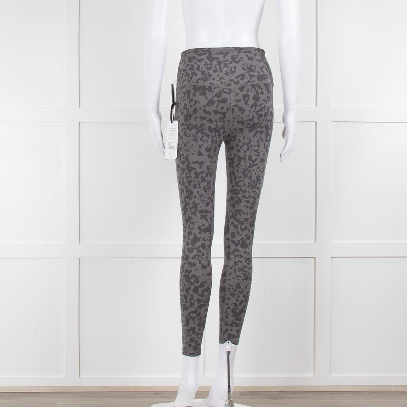 Lets Move High Rise Leggings in Grey Animal