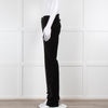 Joseph Black Velvet Trousers With Waist Button Detail