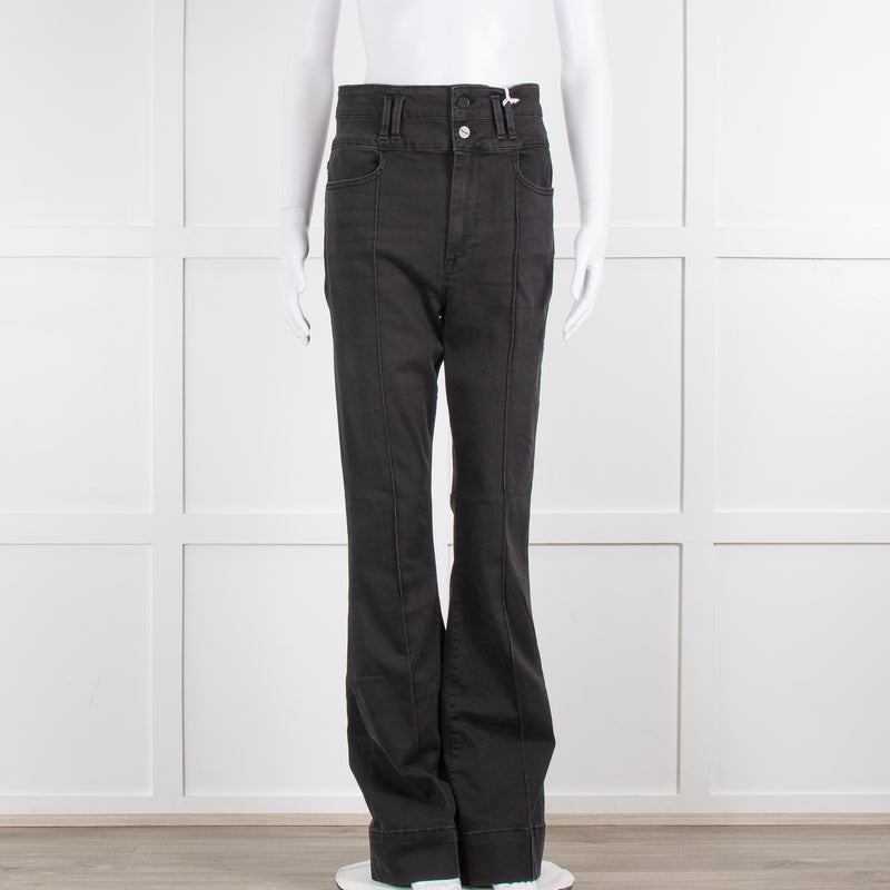 Frame Le Catroux Flared Jeans in Washed Grey