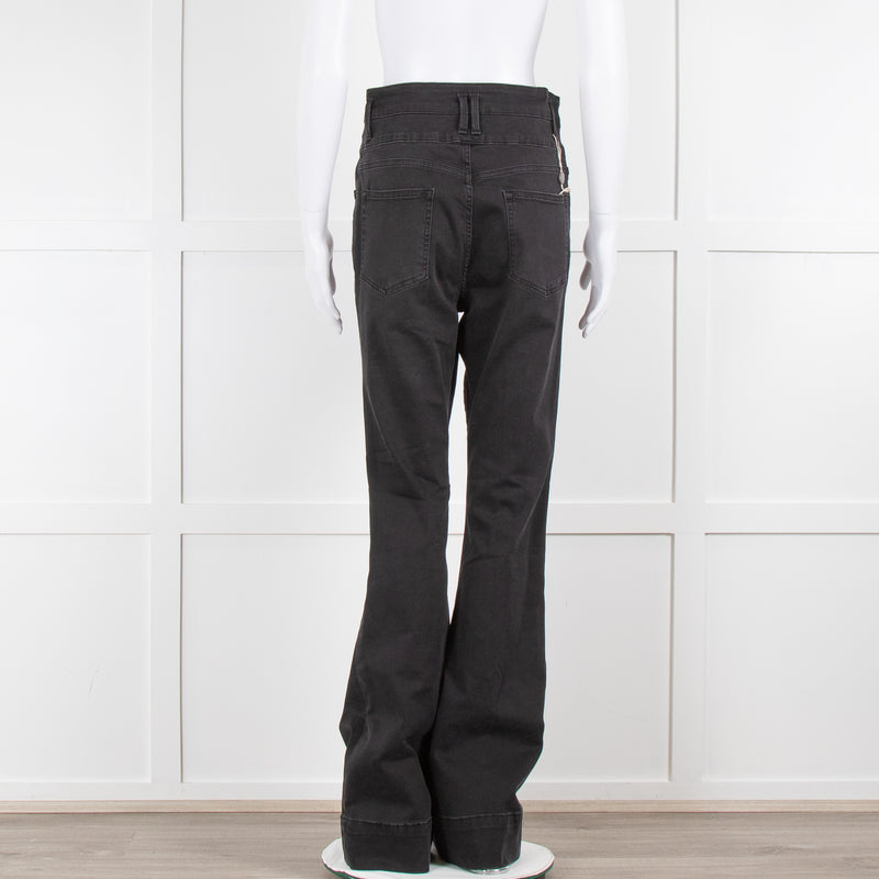 Frame Le Catroux Flared Jeans in Washed Grey