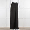 Alberta Ferretti Black Twill Tailored Trousers