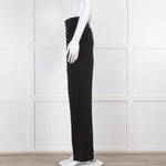 Theory Mid Rise Black Cigarette Trousers