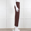 Joseph Burgundy Tailored Trousers