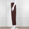 Joseph Burgundy Tailored Trousers