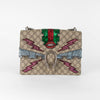 Gucci Beige Dionysus GG Supreme Monogram Embellished Medium Handbag