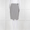 Claudie Pierlot Black White Check Pencil Skirt