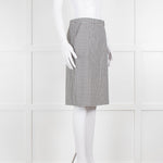 Claudie Pierlot Black White Check Pencil Skirt