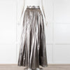 Yang Li Pewter Metallic Maxi Skirt