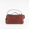 NEOUS Scorpius Burgundy Suede And Leather Carryall Tote