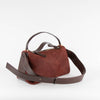 NEOUS Scorpius Burgundy Suede And Leather Carryall Tote