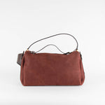 NEOUS Scorpius Burgundy Suede And Leather Carryall Tote