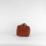 NEOUS Small Leather Bucket Bag In Black And Brown