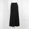 By Malene Birger Black Jumbo Rib Knitted Skirt