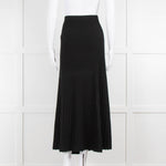 By Malene Birger Black Jumbo Rib Knitted Skirt