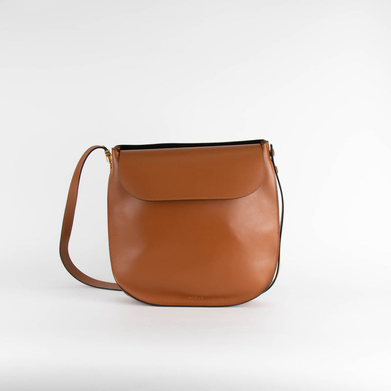 NEOUS Corvus Bag In Tan Brown Leather