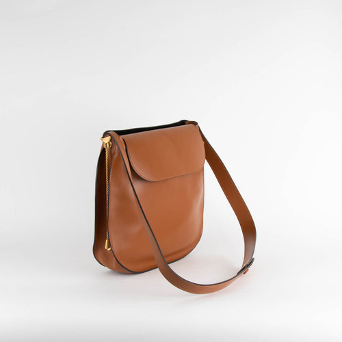 NEOUS Corvus Bag In Tan Brown Leather