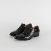 Chanel Black Leather Lace Up Oxford Shoes