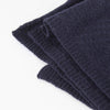 The Elder Statesman Navy Knitted Cashmere Scarf