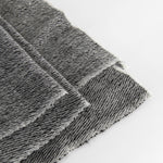 Denis Colomb Black and White Woven Scarf with Raw Hem