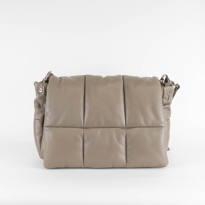 Stand Studio Taupe Leather Wanda Bag