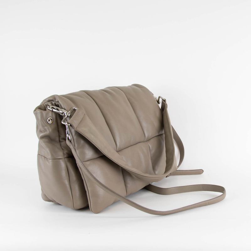 Stand Studio Taupe Leather Wanda Bag