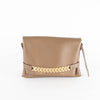 Victoria Beckham Sage Green Leather Chain Pouch Bag