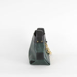 Amanda Wakeley Mini Rockwell Green and Black Chain Detail