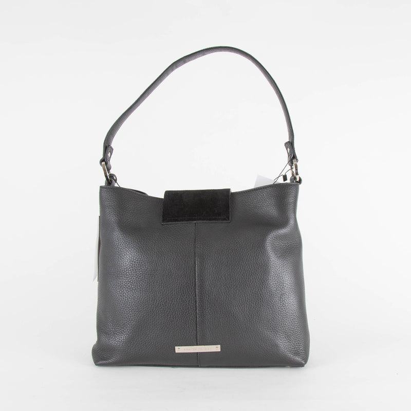 Amanda Wakeley Black Flap Closure Shoulder Bag