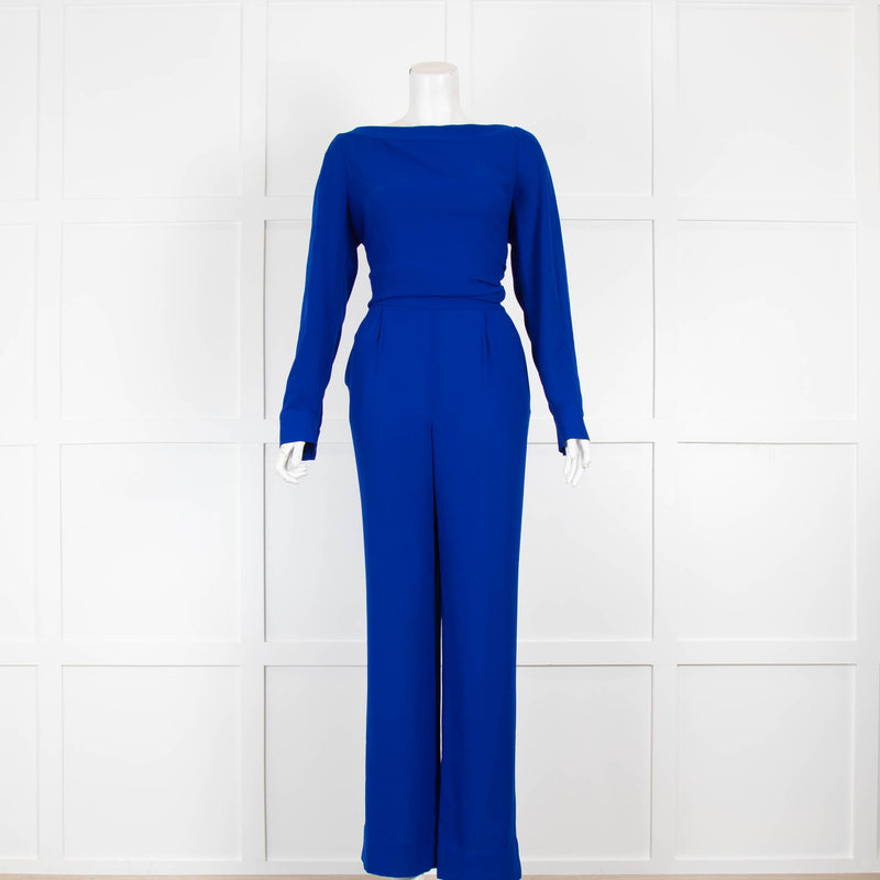 Diane Von Furstenberg Cobalt Blue Jumpsuit