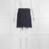 Diane Von Furstenberg Blue Denim Front Pocket Mini Skirt