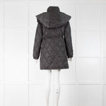 Prada Black Nylon Hooded Padded Coat