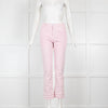 Marccain Pale Pink Cotton Jeans with Double Hem Details