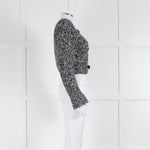 Isabel Marant Black White Boucle Cropped Jacket