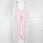 Marccain Pale Pink Cotton Jeans with Double Hem Details