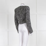 Isabel Marant Black White Boucle Cropped Jacket