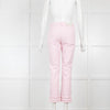 Marccain Pale Pink Cotton Jeans with Double Hem Details