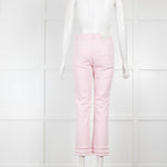 Marccain Pale Pink Cotton Jeans with Double Hem Details