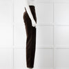 Iris Von Arnim Brown Velvet Trousers