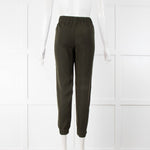 Zoe Jordan khaki With Red Side Stripe Jogger Trousers