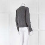 Chinti & Parker Grey Short Cashmere Jumper