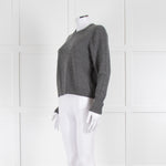 Chinti & Parker Grey Short Cashmere Jumper