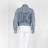 BA & SH Blue Acid Wash Cropped Jacket