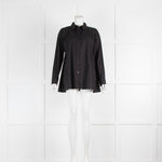 Eileen Fisher Black Organic Cotton A Line Shirt